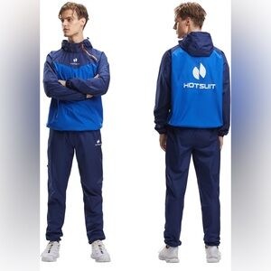 HOTSUIT Sauna Suit for Men Sweat Sauna Jacket Pant Gym Workout Sweat Suits5